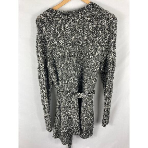 Lane Bryant Marled Tie Waist Thick Knit Cardigan Sweater Size 14/16 - Picture 6 of 6